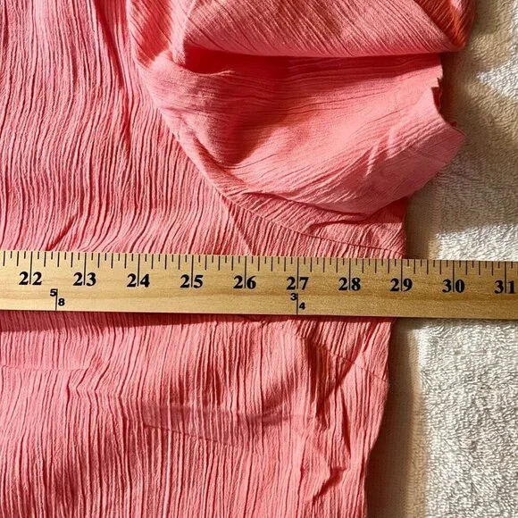 Denim & Co. Short Sleeve Embroidered Gauze Shirt Size 3X - Picture 10 of 13